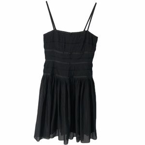White House Black Market Black Spaghetti-Strap Party Dress
